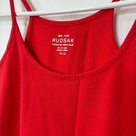 🎉4/30$🎉 Rudsak Serena Red Stretch Mini Dress - Size XS - Picture 2 of 7